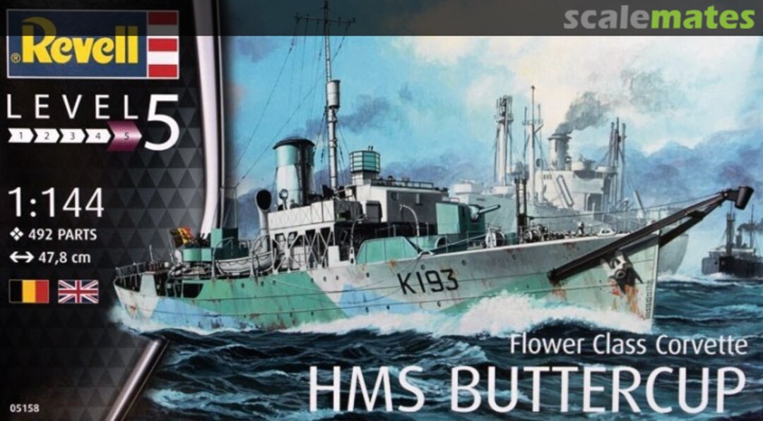 Boxart Flower Class Corvette "HMS Buttercup" 05158 Revell Boxart Flower Class Corvette "HMS Buttercup" 05158 Revell