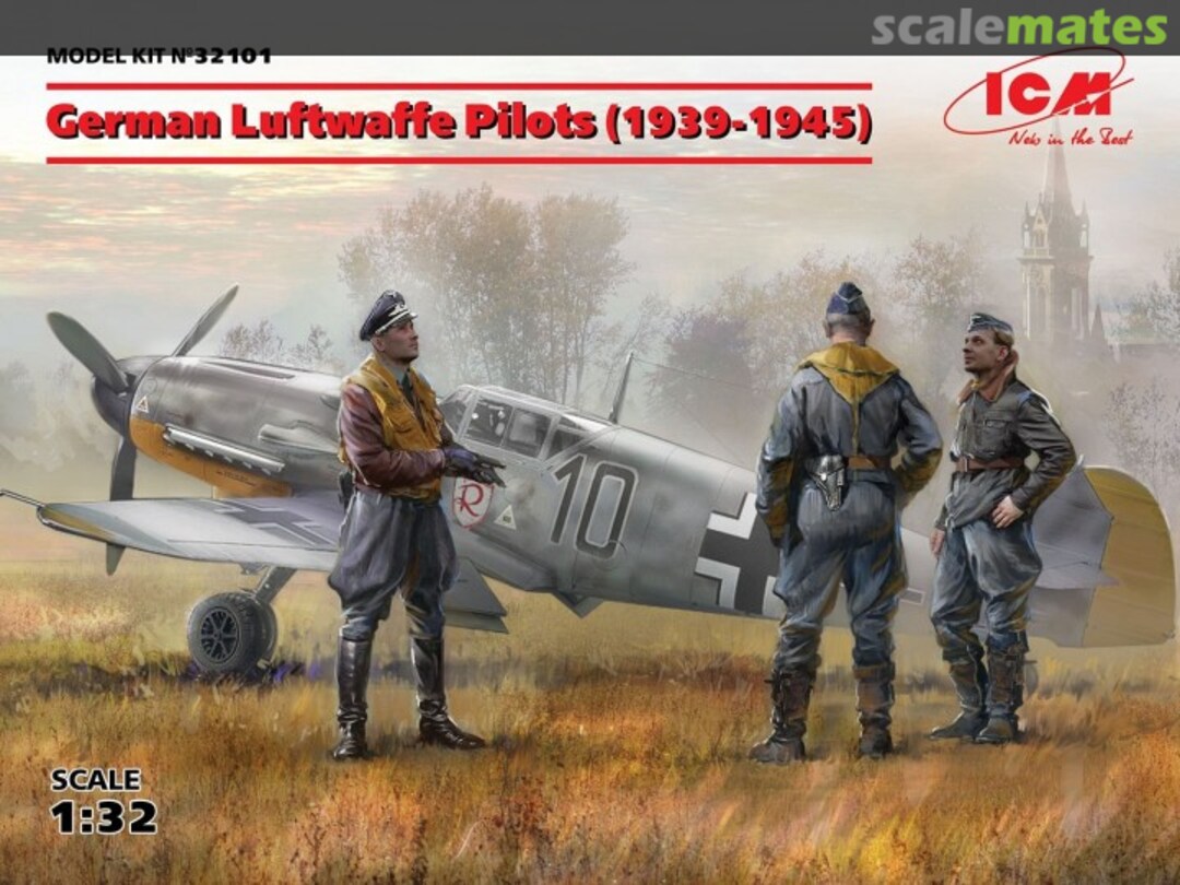 Boxart German Luftwaffe Pilots (1939-1945) 32101 ICM Boxart German Luftwaffe Pilots (1939-1945) 32101 ICM