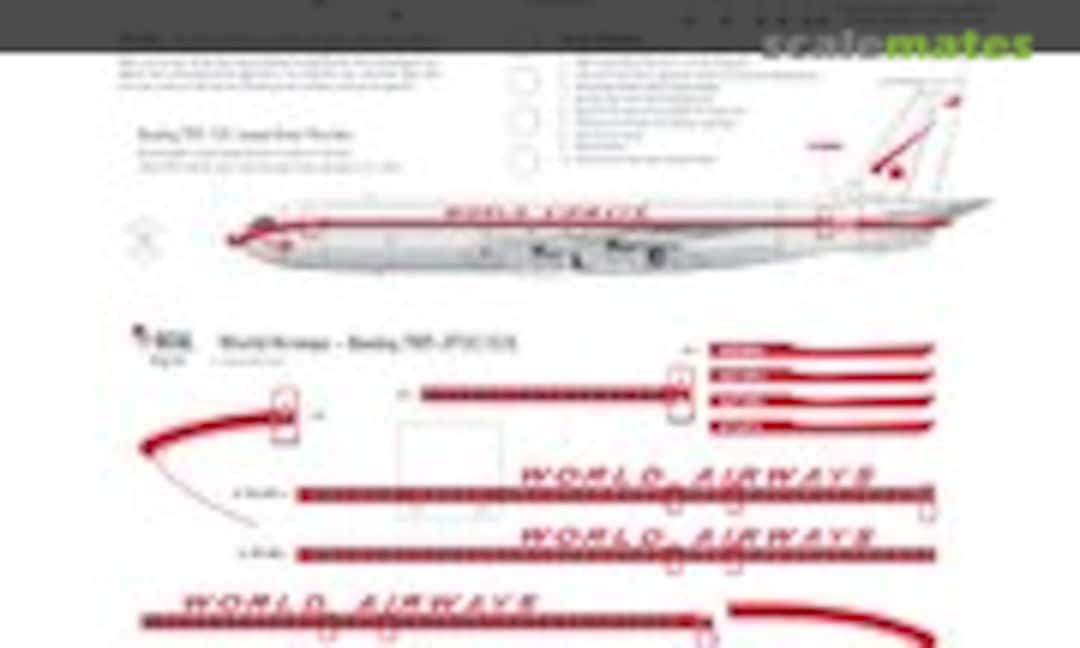 1:144 Boeing 707-373C, 707-331 (F-DCAL FD144-487) FD144-487