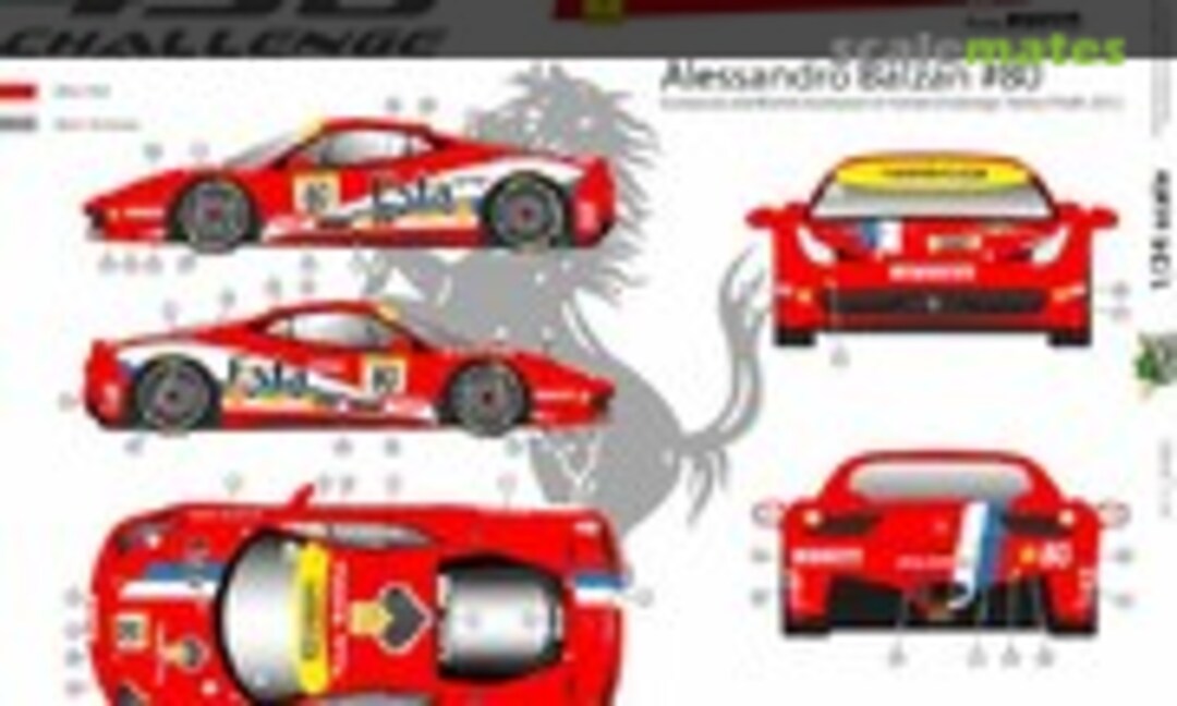 1:24 Ferrari 458 Challenge "Esta" (FFSMC Productions C 24-026) C 24-026