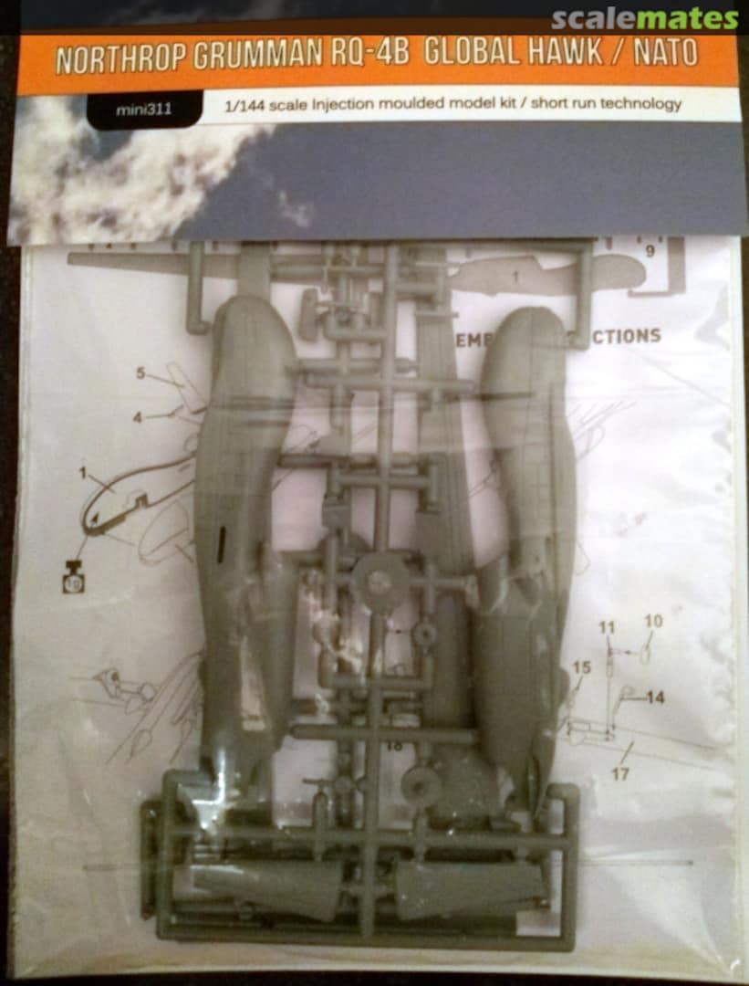 Boxart Northrop Grumman RQ-4B Global Hawk / NATO mini311 Miniwing Boxart Northrop Grumman RQ-4B Global Hawk / NATO mini311 Miniwing