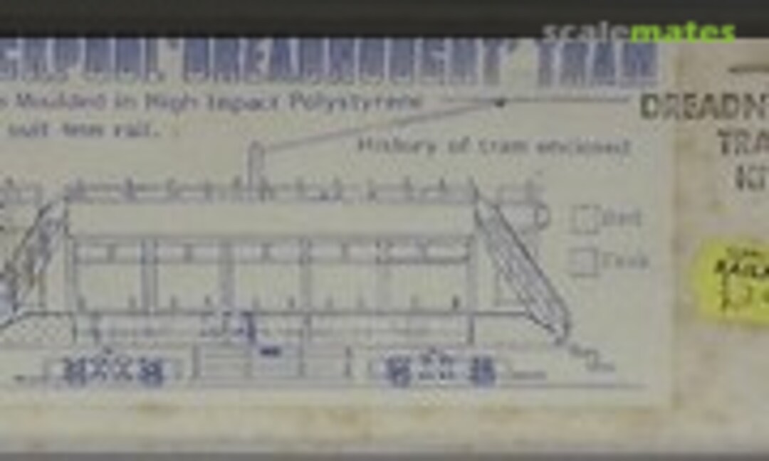 1:76 Blackpool 'Dreadnought' Tram (J.R.Hadfield Plastics Ltd )