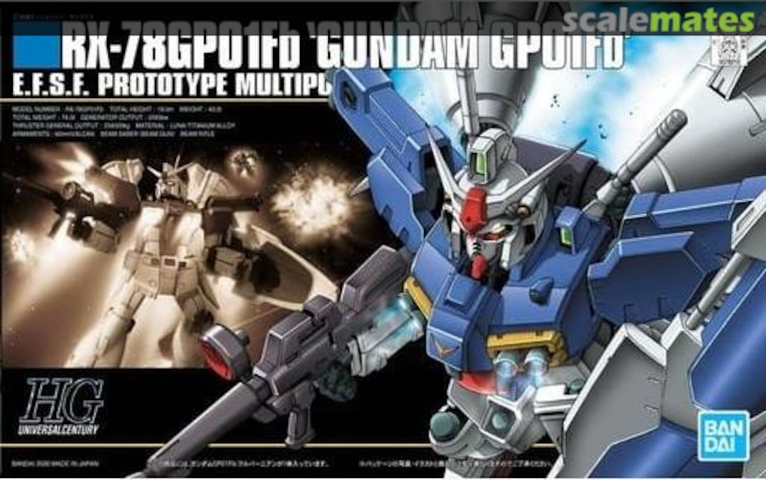 Boxart RX-78GP01Fb Gundam GP01Fb 5060392 Bandai Spirits Boxart RX-78GP01Fb Gundam GP01Fb 5060392 Bandai Spirits