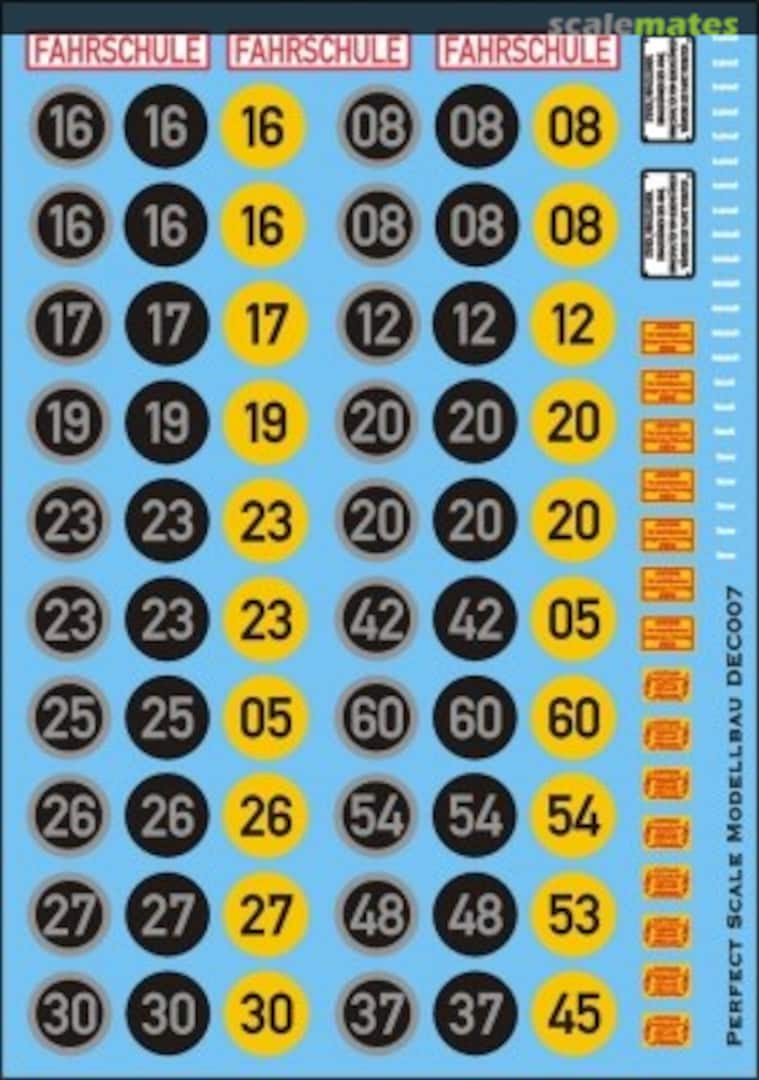 Boxart MLC-Klassen DEC007 Perfect Scale Modellbau Boxart MLC-Klassen DEC007 Perfect Scale Modellbau