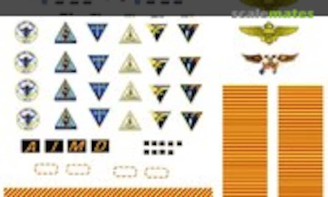 1:350 USS Carl Vinson CVN-70 Hangar Bay Decal Set (David's Scale Models CVN-70-HB-350) CVN-70-HB-350