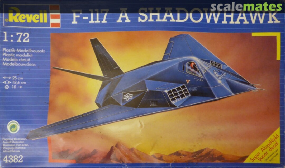 Boxart F-117 A Shadowhawk 4382 Revell Boxart F-117 A Shadowhawk 4382 Revell