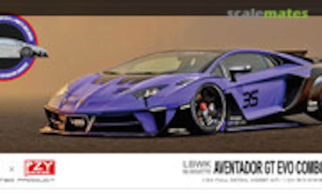 1:24 LBWK Silhouette Aventador GT EVO Combo Version (KitBox & PZY Model KB08-06)