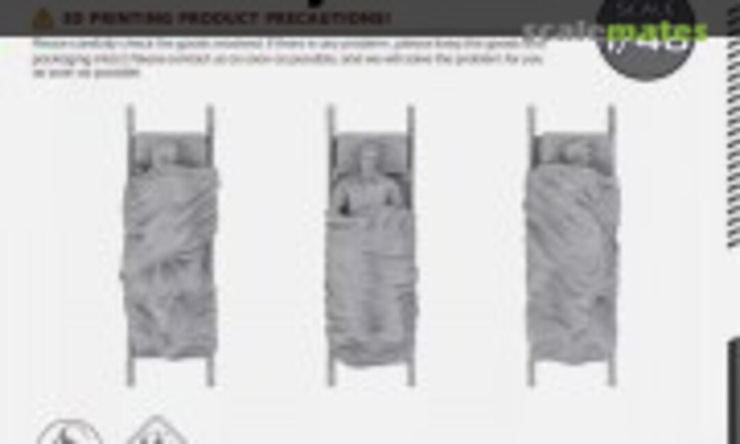 1:48 Wounded Injured Soldier (SSMODEL 48916) 48916