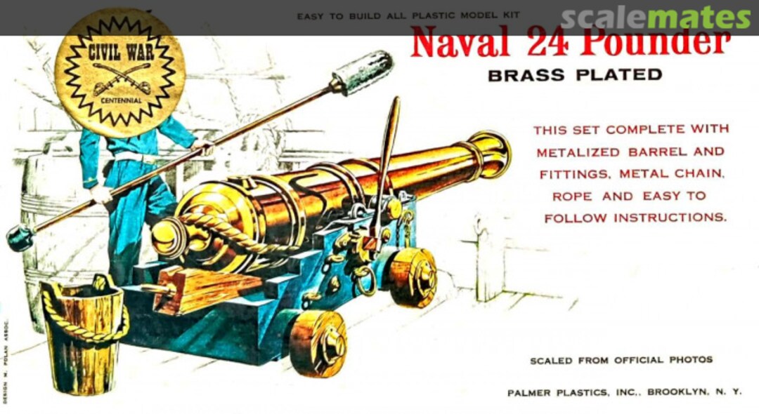 Boxart Naval 24 Pounder 27-100 Palmer Plastics Boxart Naval 24 Pounder 27-100 Palmer Plastics