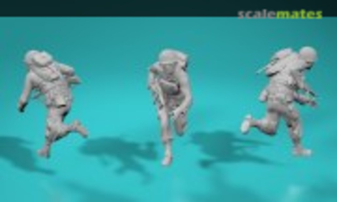 1:72 D-Day Omaha Beach Landing - US Soldier - Pose No. 4 (EMP3d 99201188-72) 99201188-72