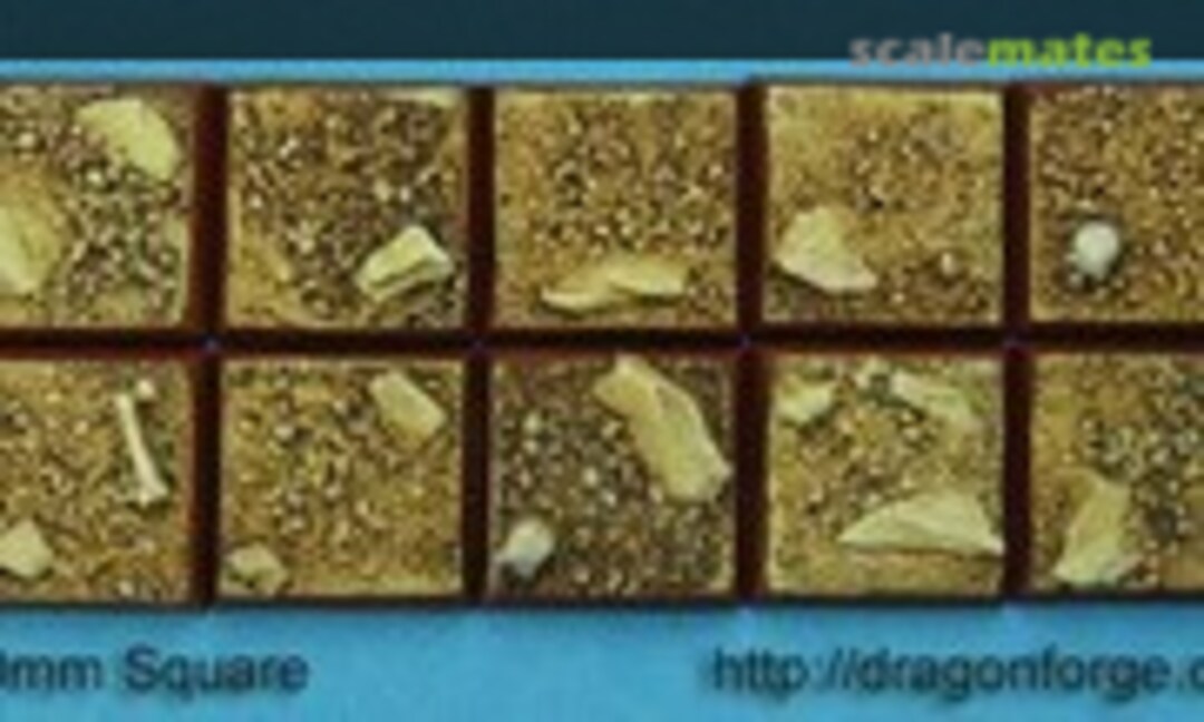 No 20 mm Square Base Desert Wasteland (Dragon Forge SRBDW-001) SRBDW-001