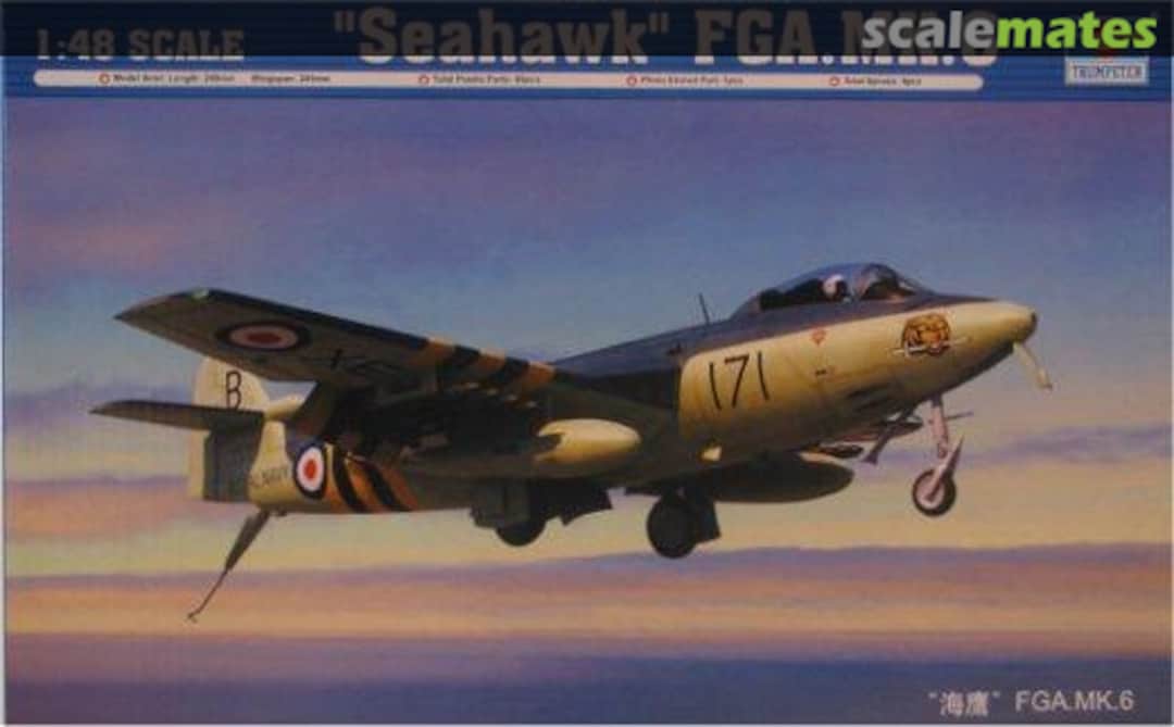 Boxart "Seahawk" FGA Mk.6 02826 Trumpeter Boxart "Seahawk" FGA Mk.6 02826 Trumpeter