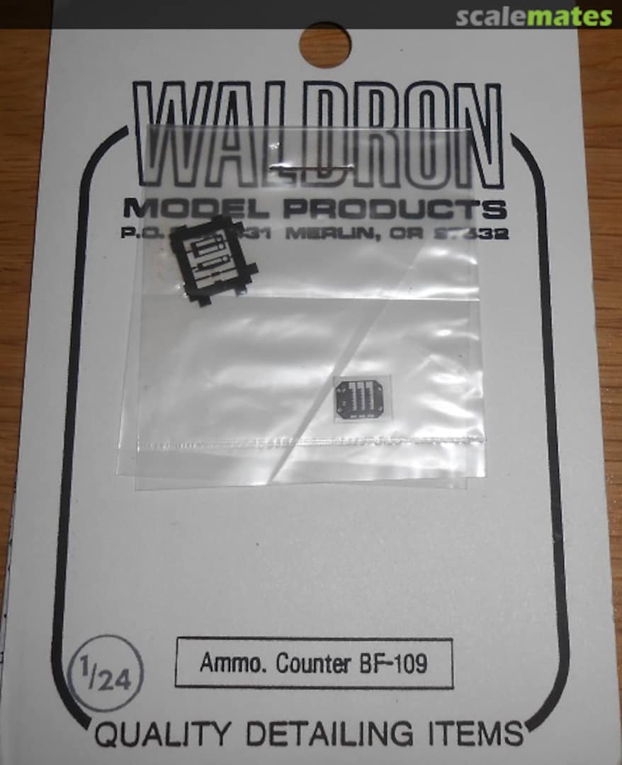 Boxart Ammo. Counter Bf-109 WR0074 Waldron Model Products Boxart Ammo. Counter Bf-109 WR0074 Waldron Model Products
