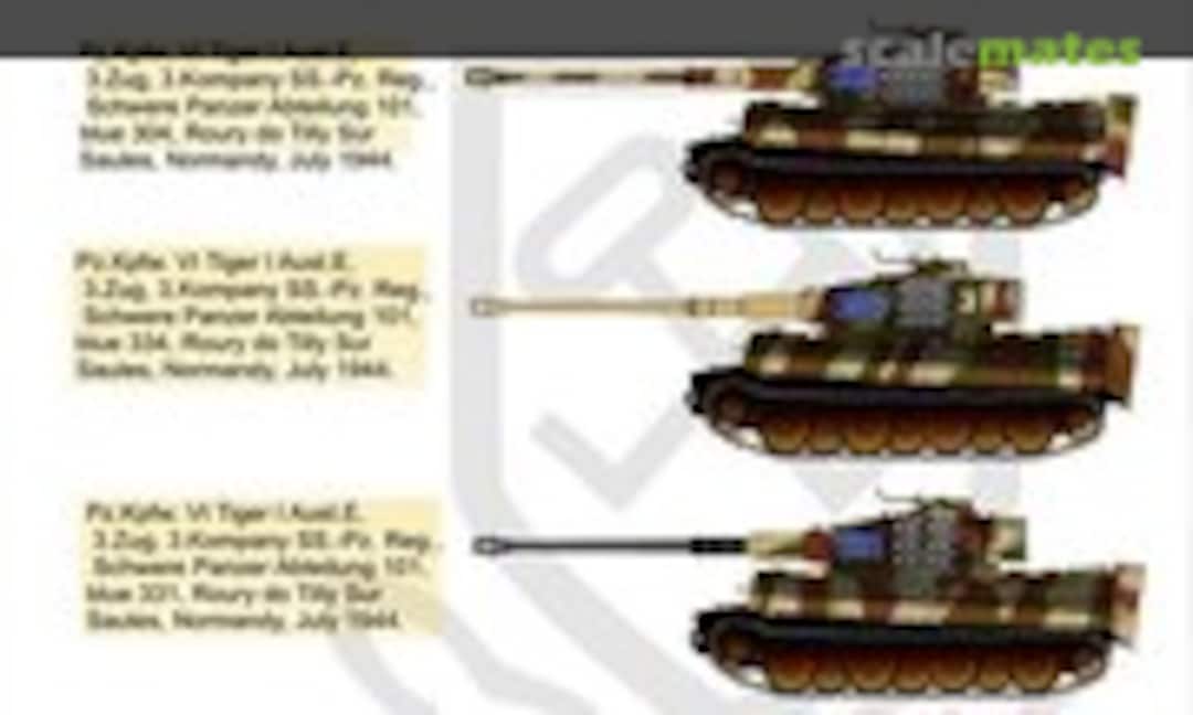 1:48 Pz.Kpfw. VI Tiger I Battle of Normandy pt. 3 (H-Models Decals HMT48017) HMT48017