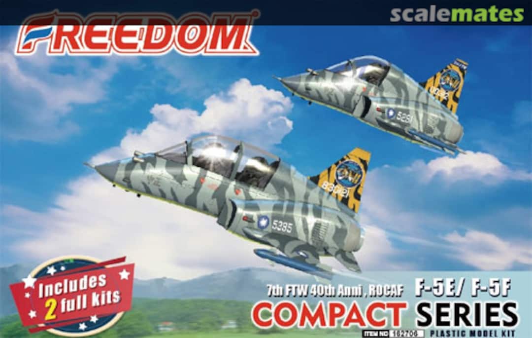 Boxart ROCAF F-5E/F-5F 7th FTW 40th Anni. 162706 Freedom Model Kits Boxart ROCAF F-5E/F-5F 7th FTW 40th Anni. 162706 Freedom Model Kits