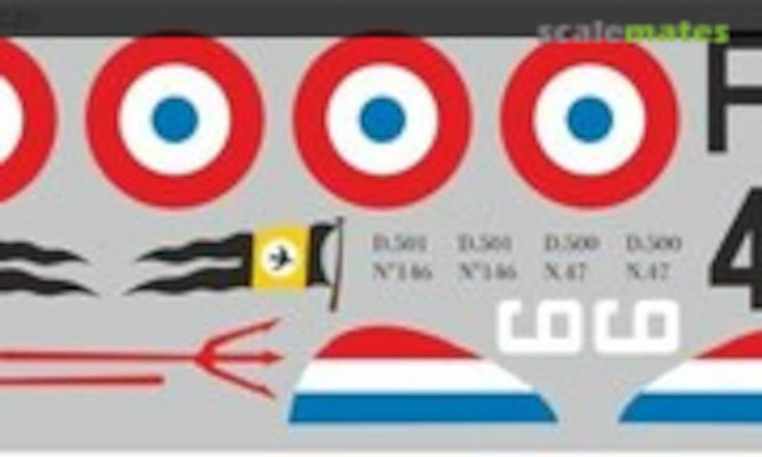 1:72 Dewoitine D.500/D.501 Smer #125 (APC Decals APCR72003) APCR72003