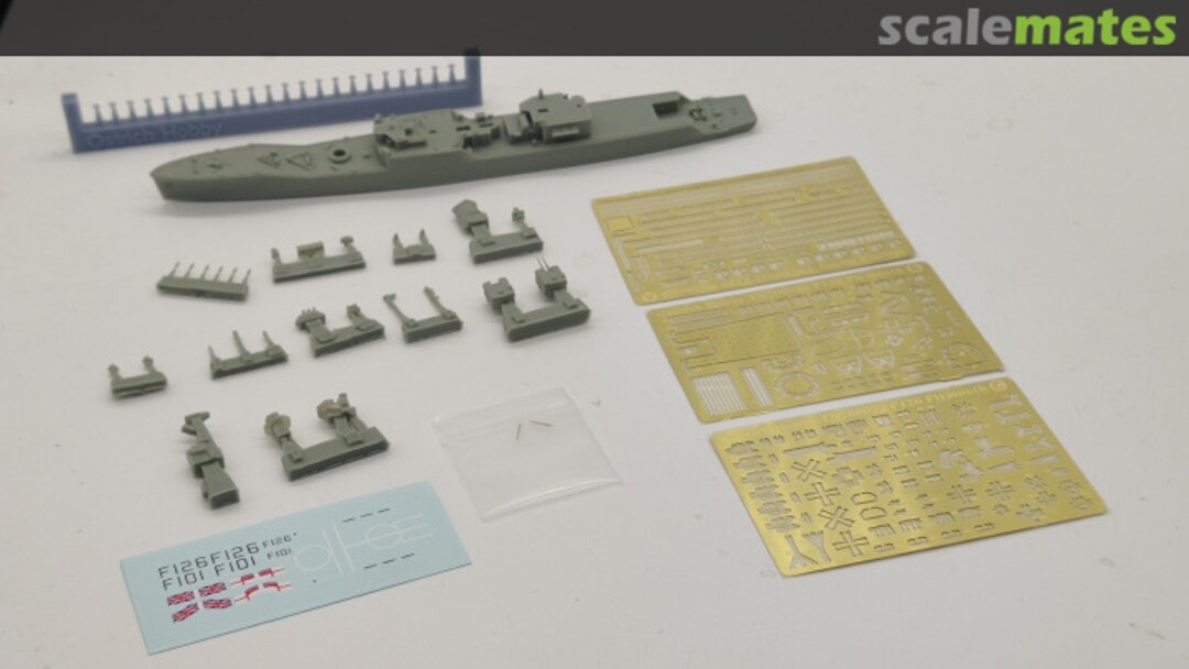 Contents British Frigate HMS Yarmouth (F101) TN700021 Ostrich Hobby Contents British Frigate HMS Yarmouth (F101) TN700021 Ostrich Hobby