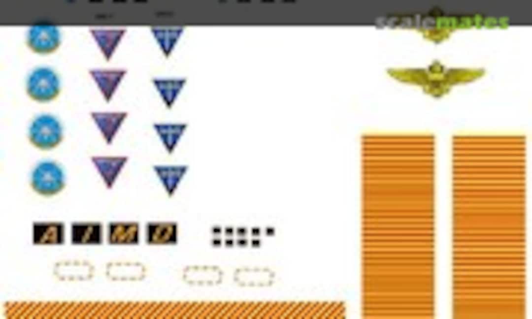 1:350 USS Eisenhower CVN-69 Hangar Bay Decal Set (David's Scale Models CVN-69-HB-350) CVN-69-HB-350