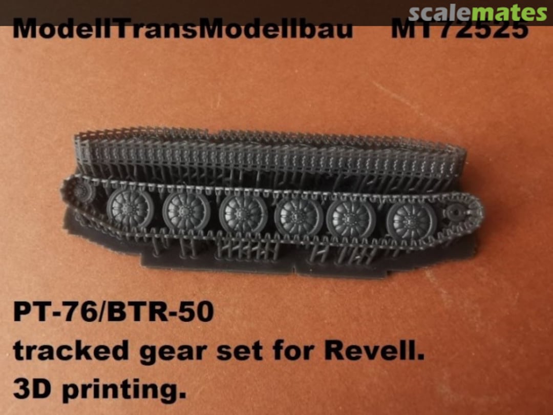 Boxart PT-76 & BTR-50 tracked gear set MT72525 Modell Trans Modellbau Boxart PT-76 & BTR-50 tracked gear set MT72525 Modell Trans Modellbau