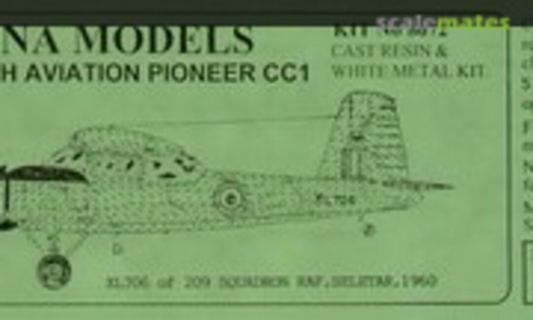 1:72 Scottish Aviation Pioneer CC1 (Magna Models 8072) 8072