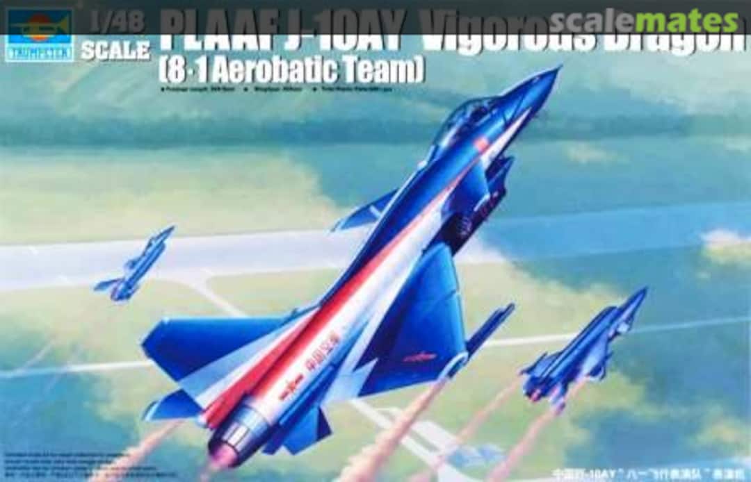 Boxart J-10AY Vigorous Dragon 02857 Trumpeter