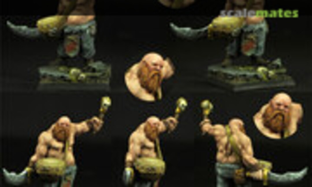 28mm Ogre Drummer (Scibor Monsterous Miniatures OGSE0021) OGSE0021