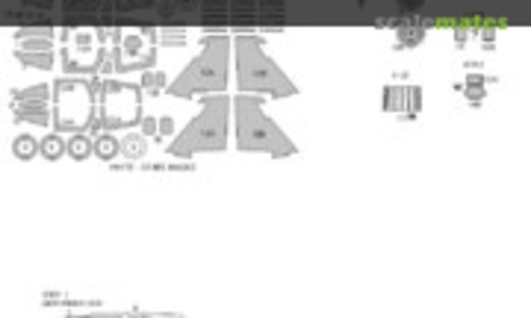 1:72 RF-4EJ ADVANCED kabuki masks (New Ware NWAM1157) NWAM1157