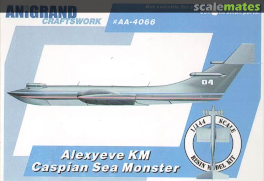 Boxart Alexyeve KM Caspian Sea Monster AA-4066 Anigrand Craftswork Boxart Alexyeve KM Caspian Sea Monster AA-4066 Anigrand Craftswork