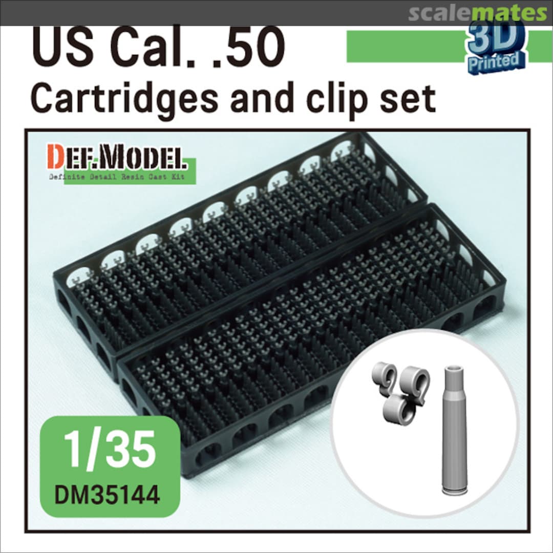 Boxart US Cal. .50 Cartridges and clip set DM35144 Def.Model Boxart US Cal. .50 Cartridges and clip set DM35144 Def.Model