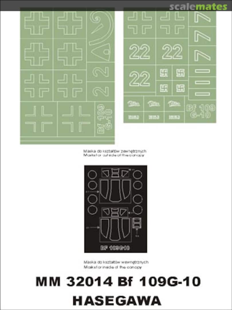 Boxart Bf 109G-10 MM32014 Montex Boxart Bf 109G-10 MM32014 Montex