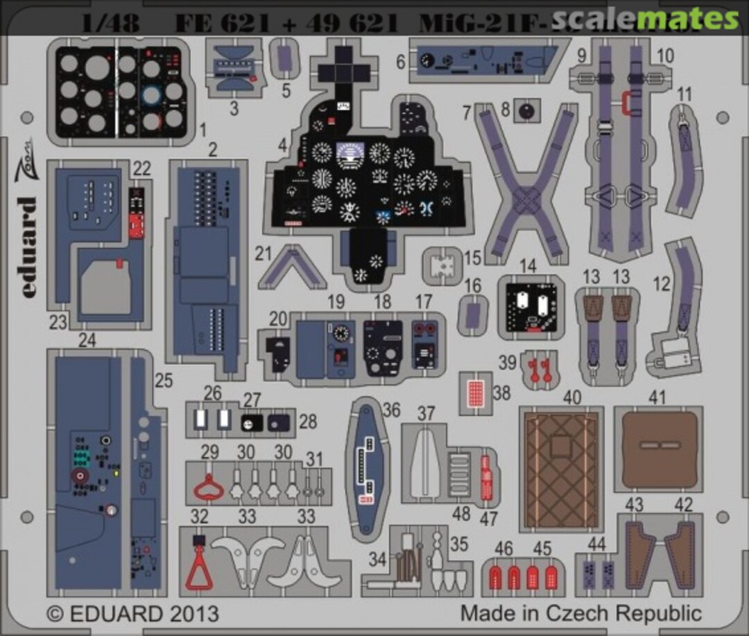 Boxart MiG-21F-13 S. A. FE621 Eduard Boxart MiG-21F-13 S. A. FE621 Eduard