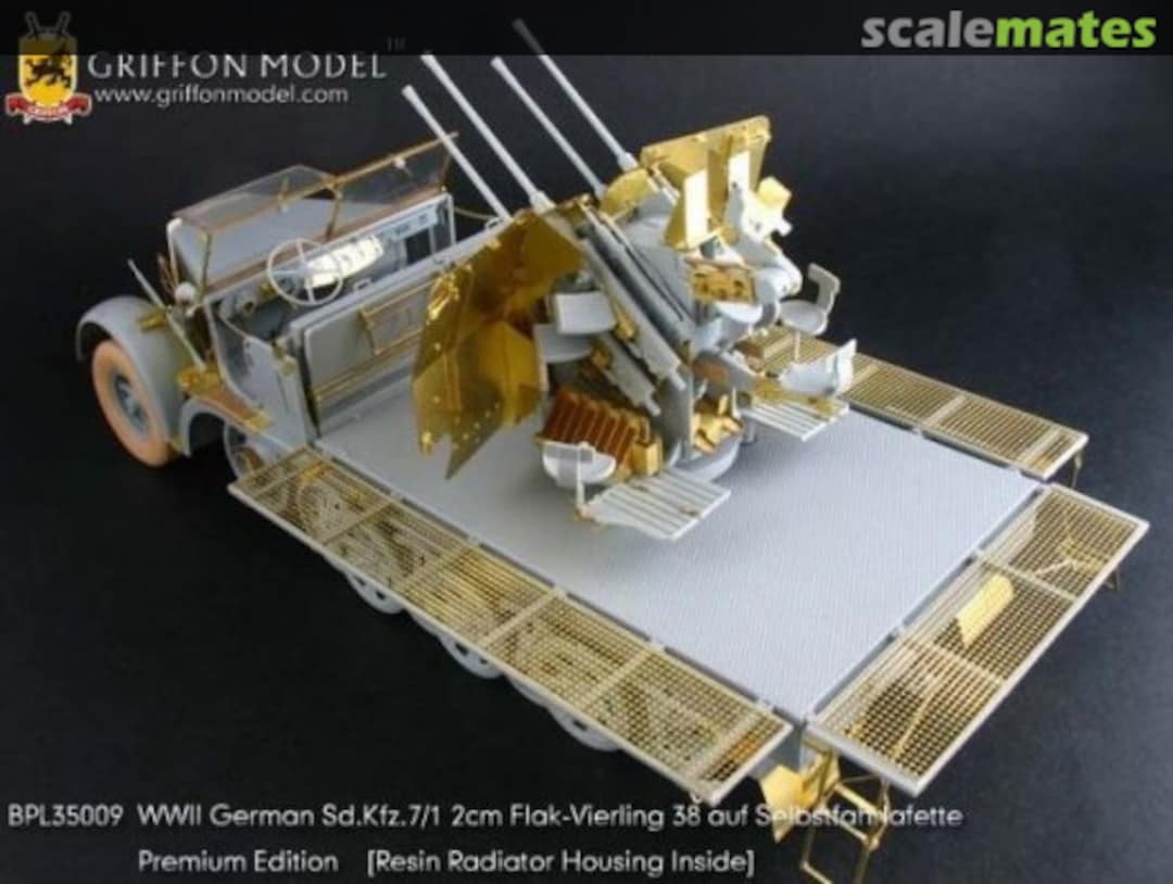 Boxart Sd.Kfz.7/1 2cm Flak-Vierling38 Bonus Pack ~Dragon~ BPL35009 Griffon Model Boxart Sd.Kfz.7/1 2cm Flak-Vierling38 Bonus Pack ~Dragon~ BPL35009 Griffon Model