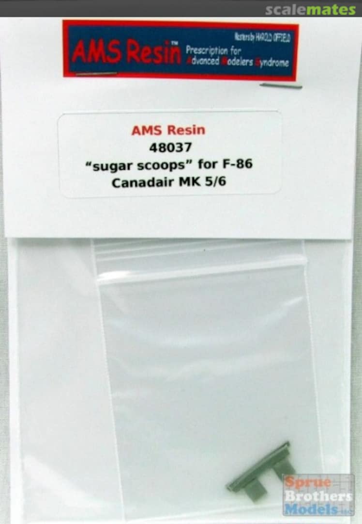 Boxart F-86 Sabre Sugar Scoops for Canadair Mk 5/6 48037 AMS Resin Boxart F-86 Sabre Sugar Scoops for Canadair Mk 5/6 48037 AMS Resin