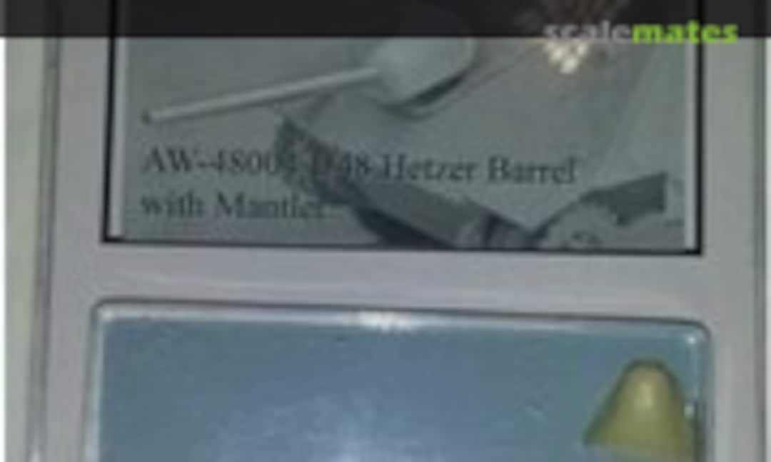 1:48 LionMarc Barrel - Hetzer Barrel with Mantlet (Lion Roar AW48004) AW48004