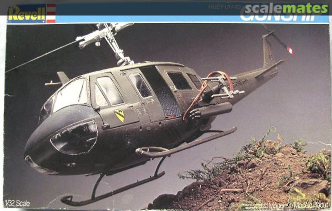 Boxart Huey UH-1D Gunship 4421 Revell Boxart Huey UH-1D Gunship 4421 Revell