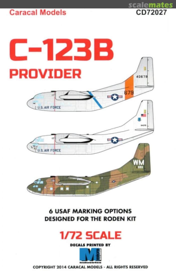Boxart C-123B Provider CD72027 Caracal Models Boxart C-123B Provider CD72027 Caracal Models