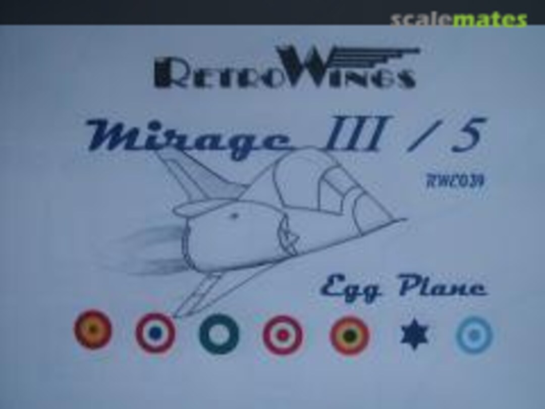 Boxart Mirage III/5 RWE039 RetroWings Boxart Mirage III/5 RWE039 RetroWings
