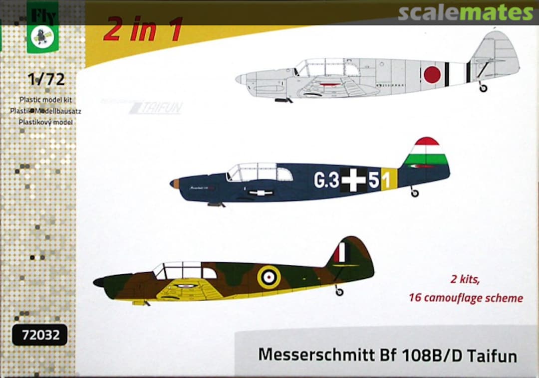 Boxart Messerschmitt Bf 108B/D Taifun 72032 Fly Boxart Messerschmitt Bf 108B/D Taifun 72032 Fly