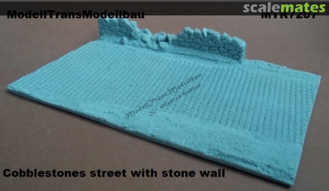 Boxart Cobblestones Street w/Ruined Stone Wall MTR7207 Modell Trans Modellbau Boxart Cobblestones Street w/Ruined Stone Wall MTR7207 Modell Trans Modellbau