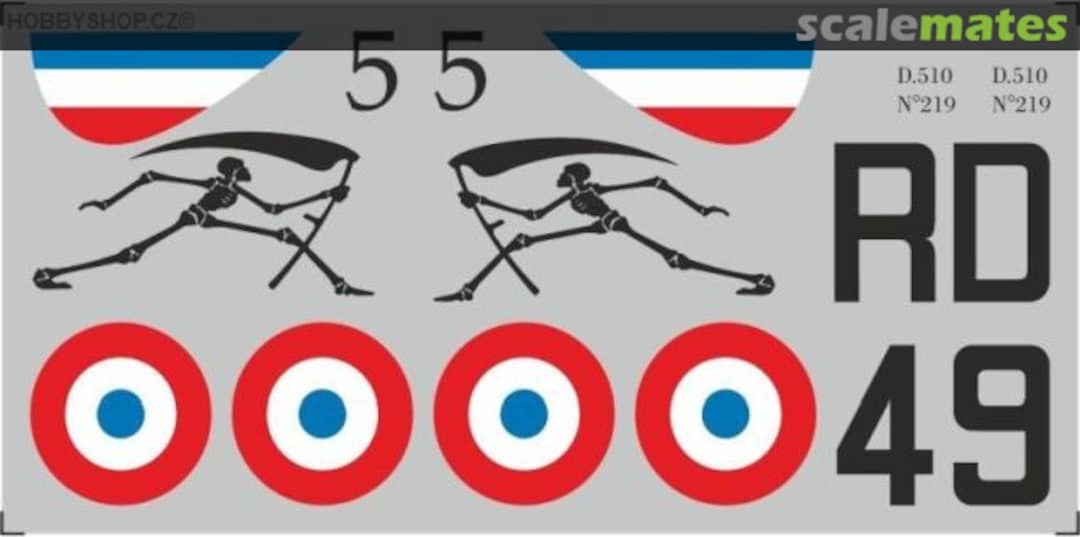 Boxart Dewoitine D.510 Smer #152 APCR72004 APC Decals Boxart Dewoitine D.510 Smer #152 APCR72004 APC Decals