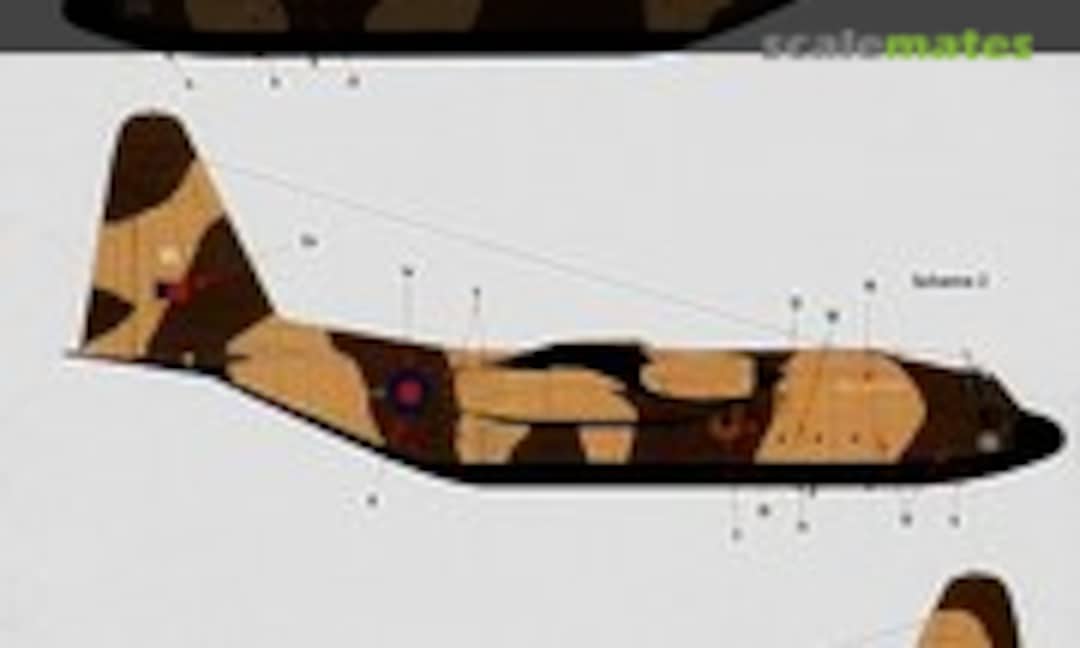 1:144 RAF Hercules in early Tan/Brown camouflage (AirDecal ADTS4401) ADTS4401