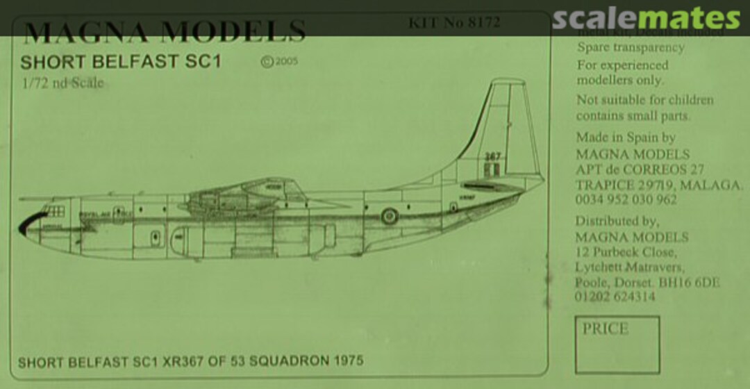 Boxart Short Belfast SC1 8172 Magna Models Boxart Short Belfast SC1 8172 Magna Models