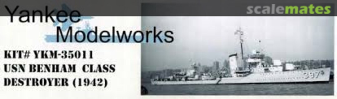 Boxart USN Benham Class Destroyer (1942) YKM-35011 Yankee Modelworks Boxart USN Benham Class Destroyer (1942) YKM-35011 Yankee Modelworks