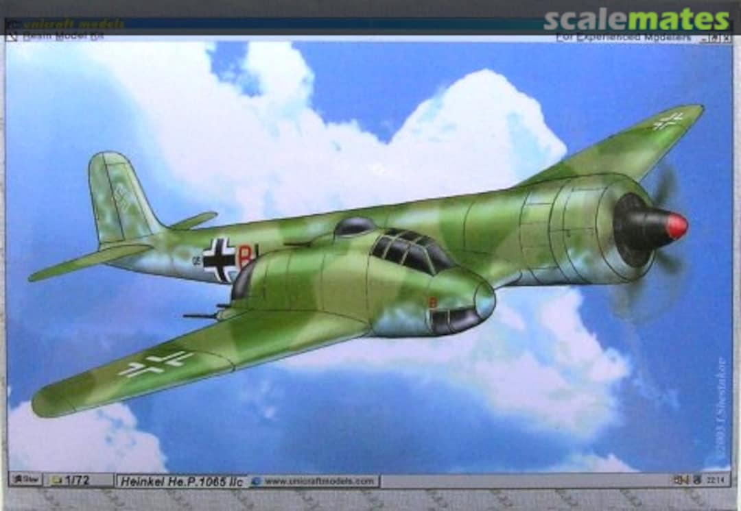 Boxart Heinkel He P.1065 IIc  Unicraft Models