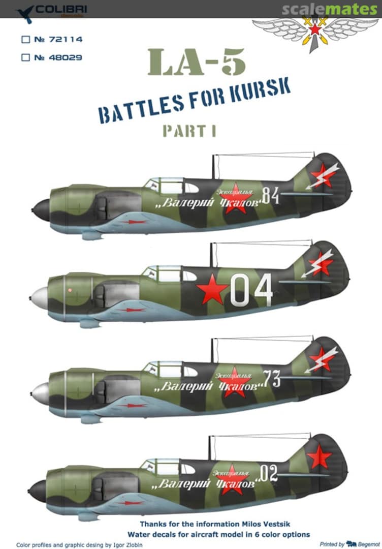 Boxart LA - 5 Battles for Kursk part 1 72114 Colibri Decals Boxart LA - 5 Battles for Kursk part 1 72114 Colibri Decals