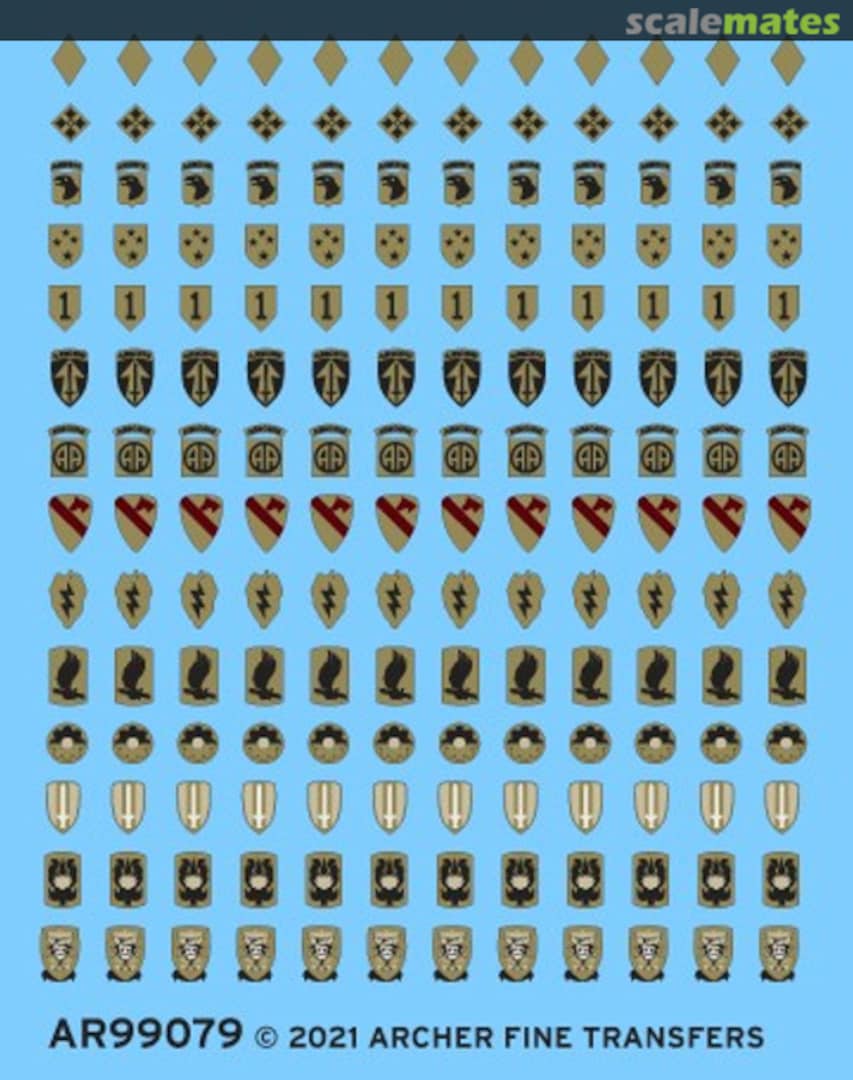 Boxart Fabric Texture Applique: Vietnam Era Low Vis US Army Combat Shoulder Patches AR99079 Archer Boxart Fabric Texture Applique: Vietnam Era Low Vis US Army Combat Shoulder Patches AR99079 Archer