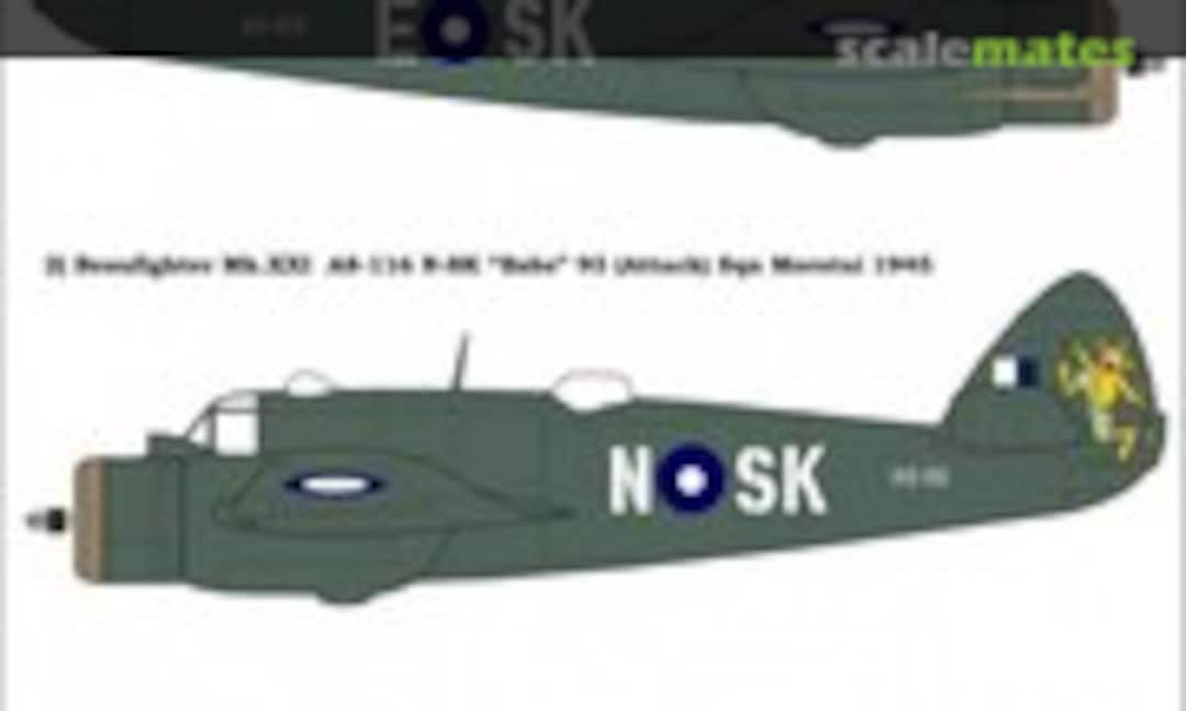 1:48 Bristol Beaufighter - Green Ghosts Decals (Aussie Decals 48026) 48026
