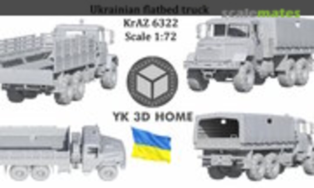 1:72 KrAZ-6322 (YK 3D Home )