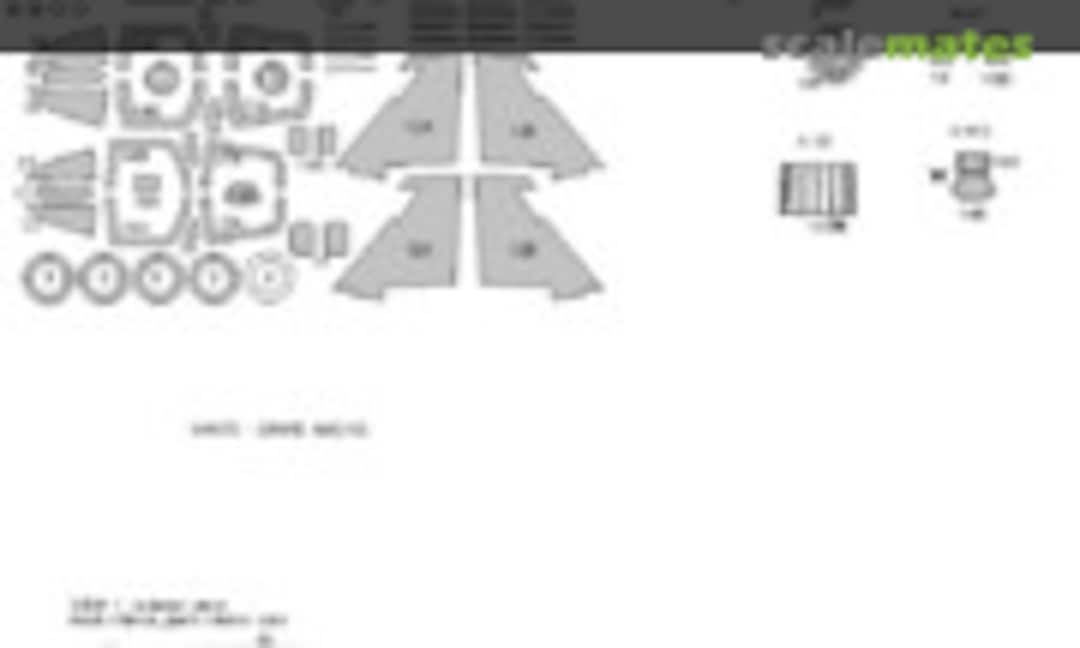 1:72 RF-4EJ EXPERT kabuki masks (New Ware NWAM1158) NWAM1158