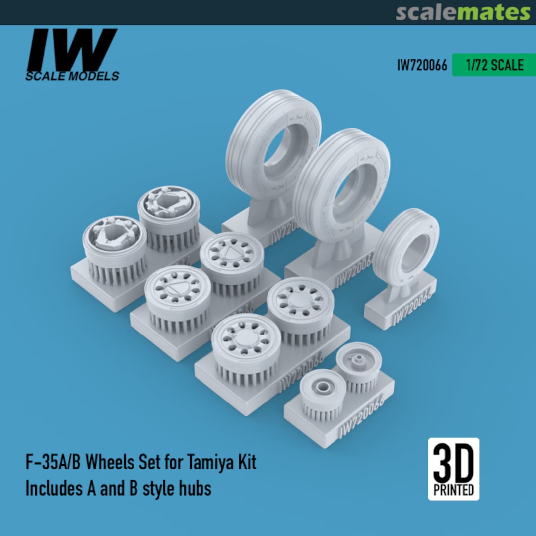 Boxart F-35A/B Wheels Set For Tamiya Kit IW720066 IW Scale Models Boxart F-35A/B Wheels Set For Tamiya Kit IW720066 IW Scale Models